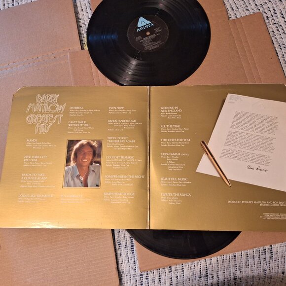 barry manilow greatest hits lp record - Picture 3 of 10